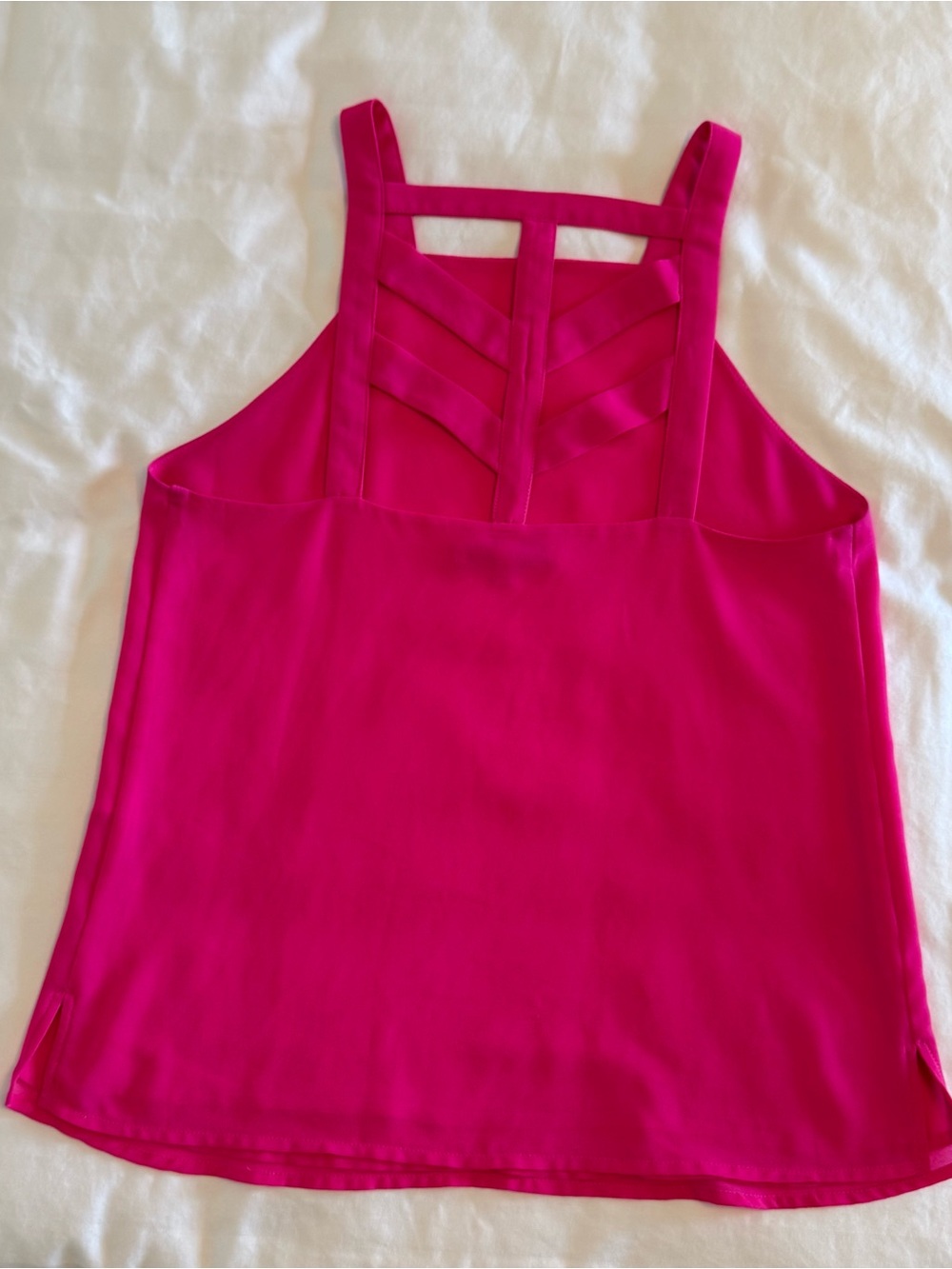 Naked Zebra Strappy Tank Top. Hot Pink Size S. Excellent condition - Picture 2 of 7